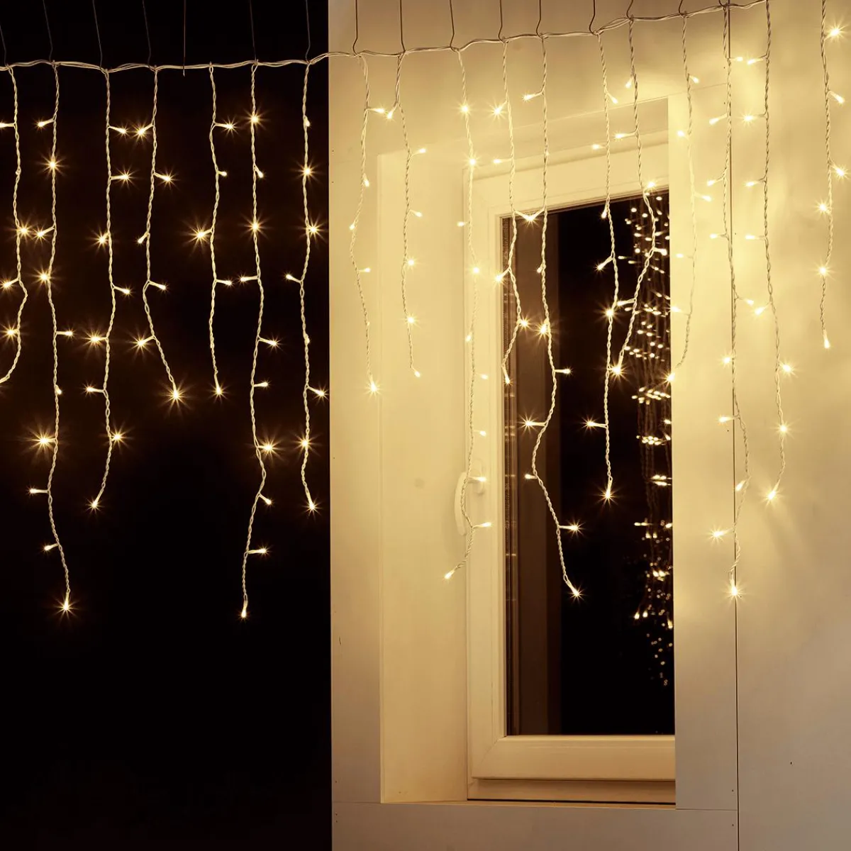 Icicle-Light Professionnel à LED Système IP20, 228 LED, 300 X 100 Cm, Sans Cable-DecoWoerner Discount