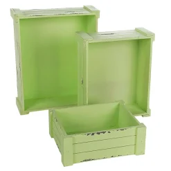 Jeu De Caisses En Bois De Différentes Tailles,-DecoWoerner Sale