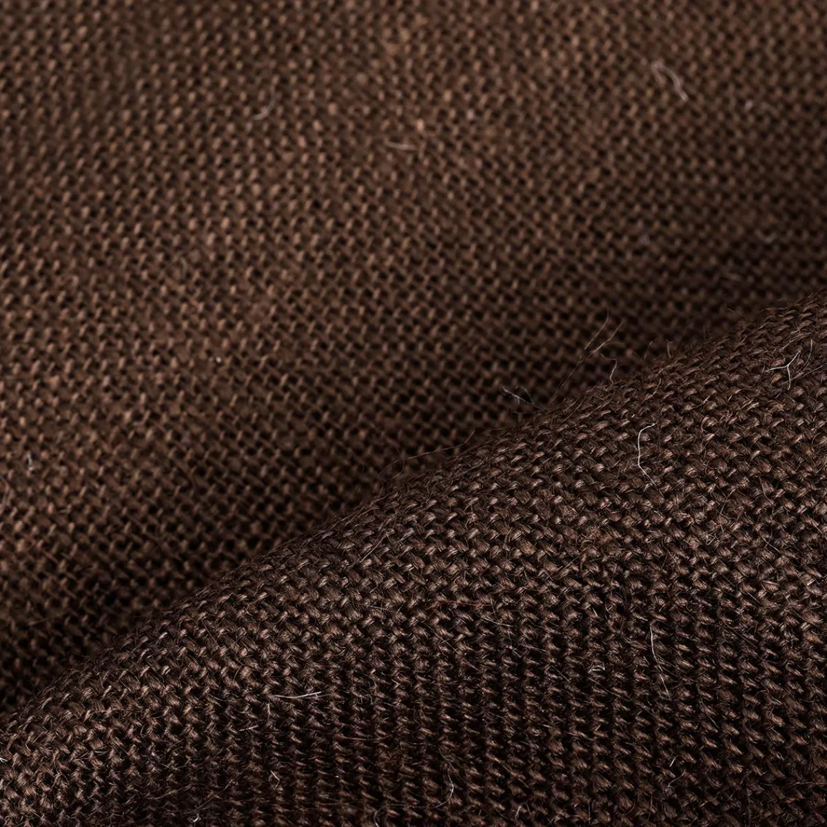 Jute Brun Cognac, Larg. 160 Cm-DecoWoerner Hot