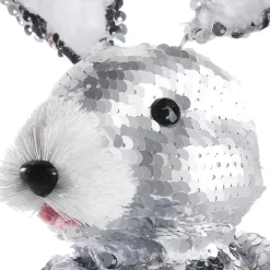 Lapin De Pâques Décoratif Avec Paillettes ées, 35 Cm-DecoWoerner Discount