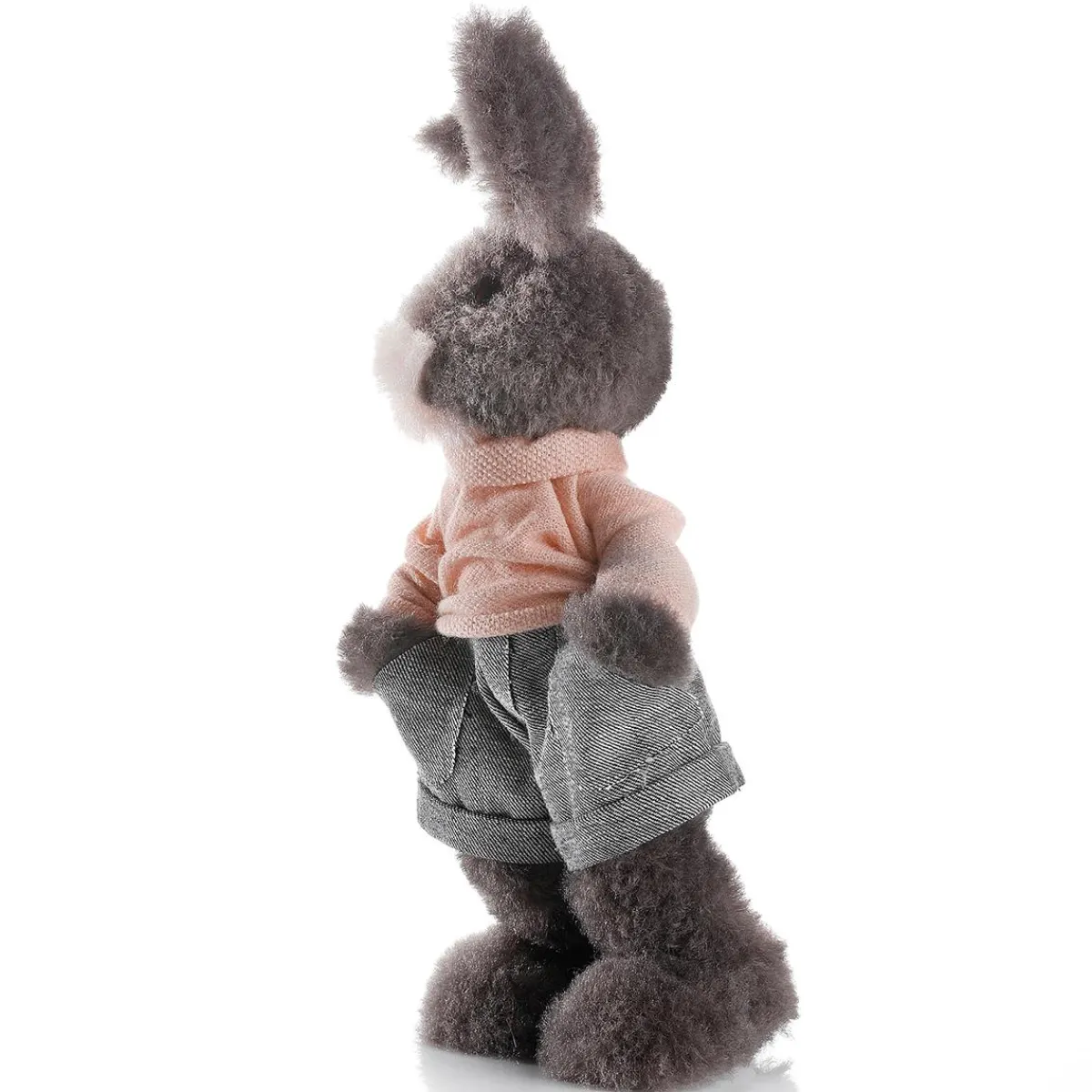 Lapin De Pâques Décoratif En Peluche 40 Cm De Haut,-DecoWoerner Sale