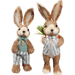 Lapins De Pâques 2 Pces 30 & 35 Cm-DecoWoerner Best