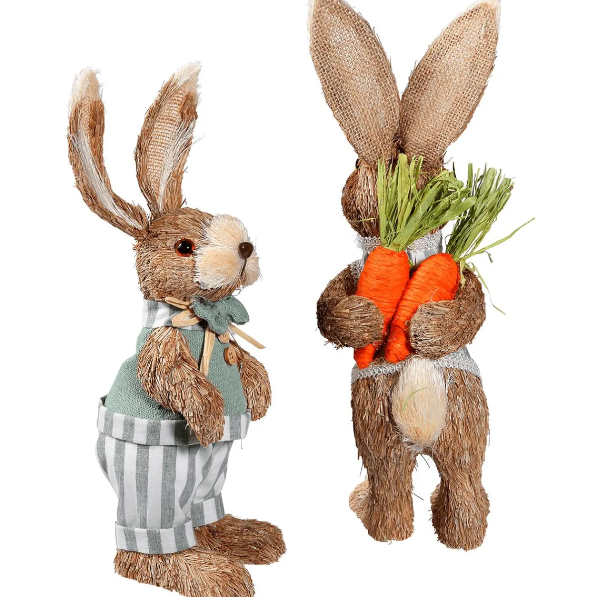 Lapins De Pâques 2 Pces 30 & 35 Cm-DecoWoerner Best