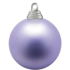Lavande, Boules De Noël Mates En Plastique Ignifugé, 6 Cm Ø - 24 Pièces-DecoWoerner Hot