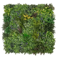 Lavande Grasmix Panneau De Plantes Artificielles B1 1 X 1 M-DecoWoerner Discount