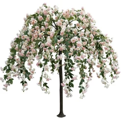 Le Rosier Artificiel Blanc/rosé, 210 Cm-DecoWoerner Discount