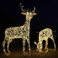 LED Faon Femelle Pour L'extérieur 100 Cm-DecoWoerner Hot