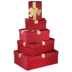 Lot De Boîtes Cadeaux s, Lot De 5-DecoWoerner Outlet