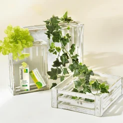 Lot De Caisses En Bois, hes-DecoWoerner Clearance