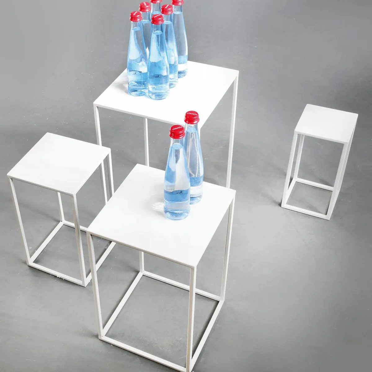 Lot De Tables En Métal hes 4 Pces-DecoWoerner