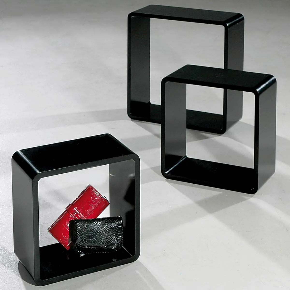 Lot D'étagères "Cube" es 3 él.-DecoWoerner New