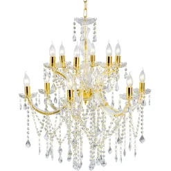 Lustre Décatif En Verre 78 Cm-DecoWoerner Outlet