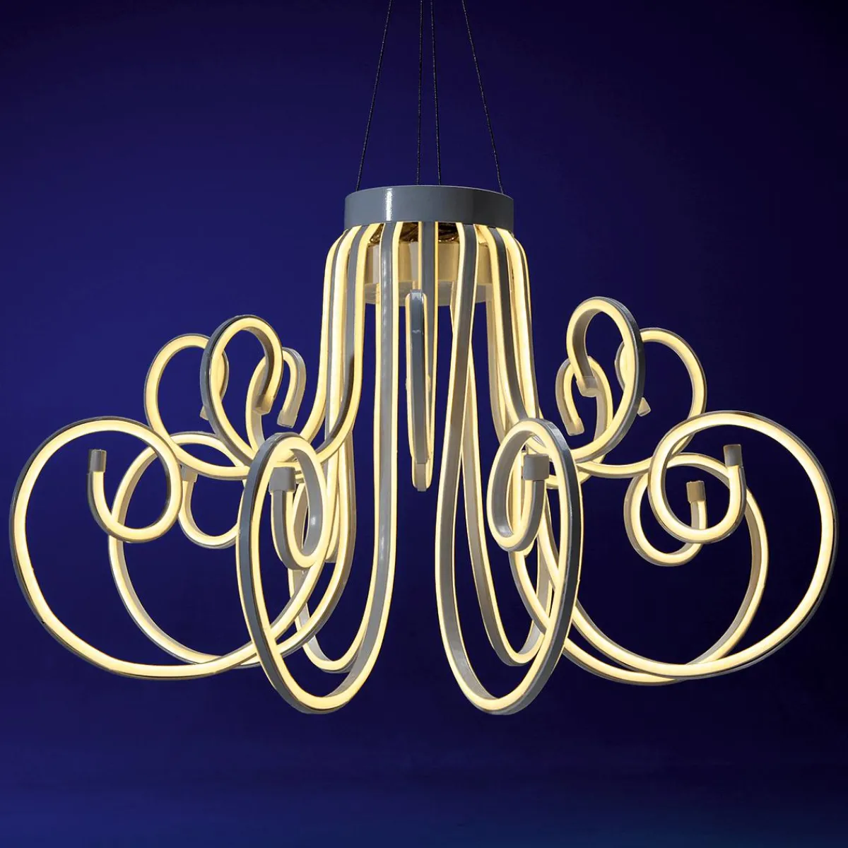 Lustre En Tuyau Lumineux Néon, Long. 41 Cm-DecoWoerner Hot