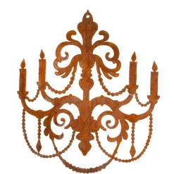 Lustre Silhouette Avec Patine Rouille Noble 26 Cm Brun-DecoWoerner Hot