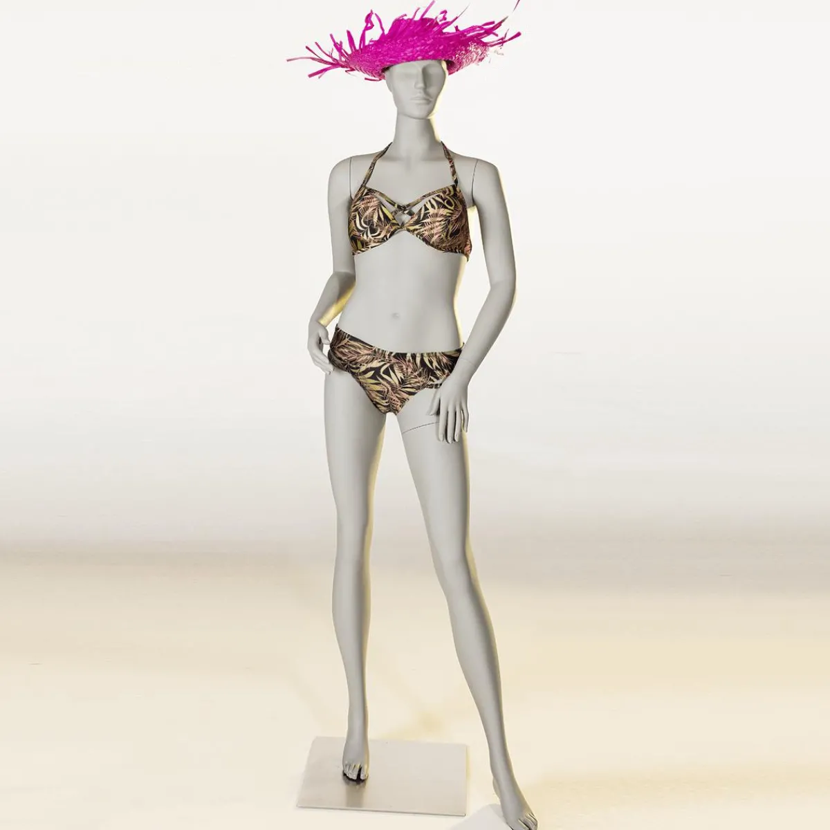 Mannequin De Sport Dame Athlète - Jambe Gauche Exposée & Les Deux Bras Pliés-DecoWoerner Best