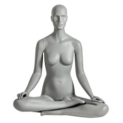 Mannequin De Sport Dame Yoga Assise En Lotus-DecoWoerner New