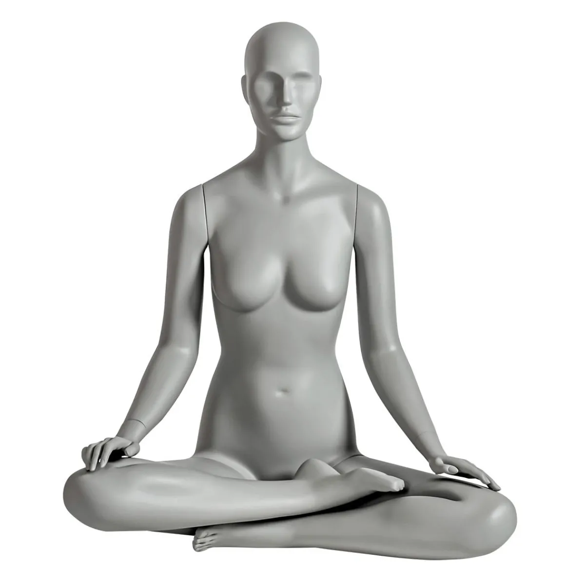 Mannequin De Sport Dame Yoga Assise En Lotus-DecoWoerner New