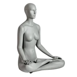 Mannequin De Sport Dame Yoga Assise En Lotus-DecoWoerner New