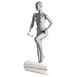 Mannequin Sport Femme Cycliste, Randonneur - Jambe Gauche Levée & Bras Gauche Plié-DecoWoerner New