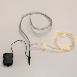 Micro Guirlande Lumineuse LED En Fil Métallique à Piles Lumière Chaude 80 Cm-DecoWoerner New