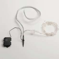 Micro Guirlande Lumineuse LED En Fil Métallique à Piles Lumière Chaude 80 Cm-DecoWoerner New