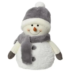 Mini Bonhomme De Neige En Polyester 30 Cm-DecoWoerner New