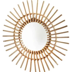 Miroir "Rotin" Ø 55 Cm-DecoWoerner Outlet