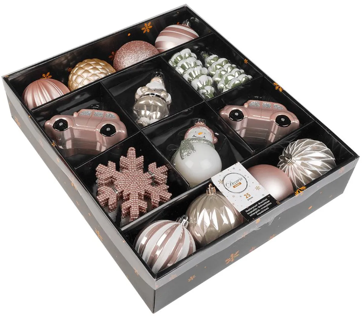 Mélange De Boules De Noël Boîte De 30 Pces Ø 6 Cm-DecoWoerner