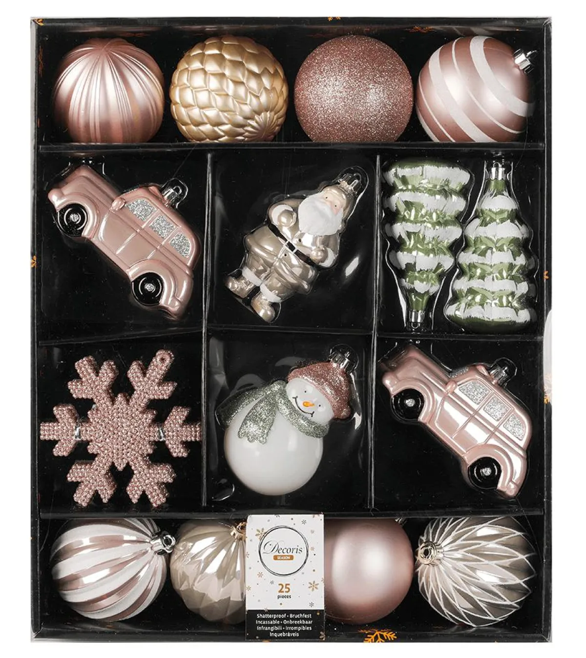 Mélange De Boules De Noël Boîte De 30 Pces Ø 6 Cm-DecoWoerner