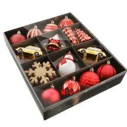 Mélange D'étiquettes De Noël Boîte 25 Pièces 8 Cm Ø-DecoWoerner Best
