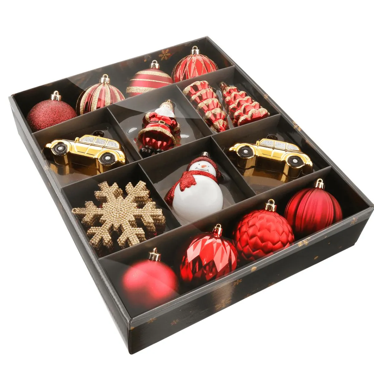 Mélange D'étiquettes De Noël Boîte 25 Pièces 8 Cm Ø-DecoWoerner Best
