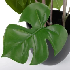 Monstera En Pot Noir-DecoWoerner New