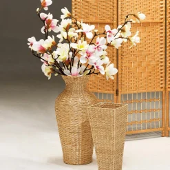 Noble Branche De Magnolia Artificielle, Rose, 100 Cm-DecoWoerner New