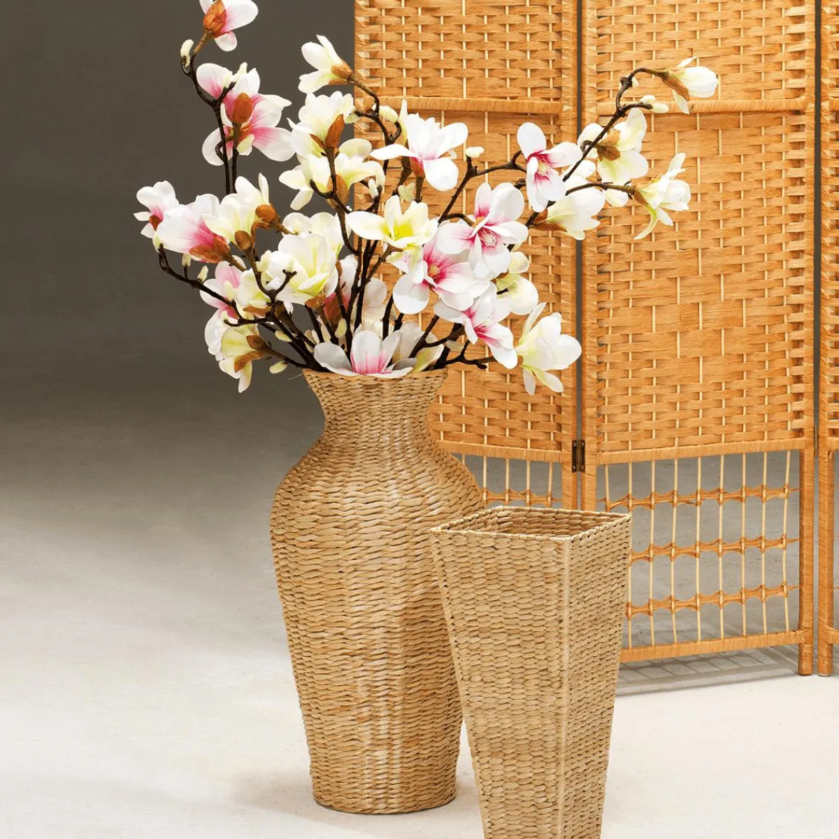 Noble Branche De Magnolia Artificielle, Rose, 100 Cm-DecoWoerner New