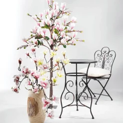 Noble Branche De Magnolia Artificielle, o Verde, 100 Cm-DecoWoerner Hot