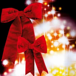 Nœuds De Noël En Velours Long. 110 Cm-DecoWoerner Best
