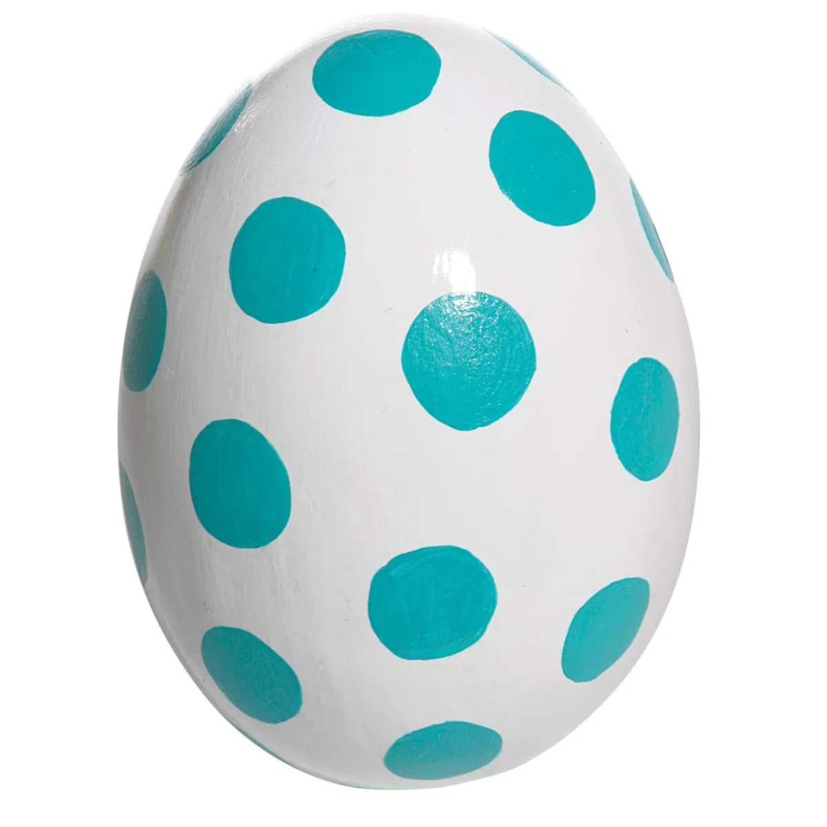 Oeuf De Pâques Déco à Pois 18 Cm-DecoWoerner