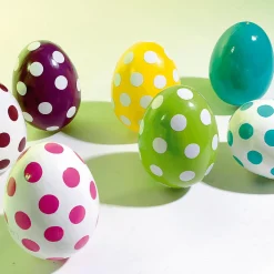 Oeuf De Pâques Déco à Pois 18 Cm-DecoWoerner