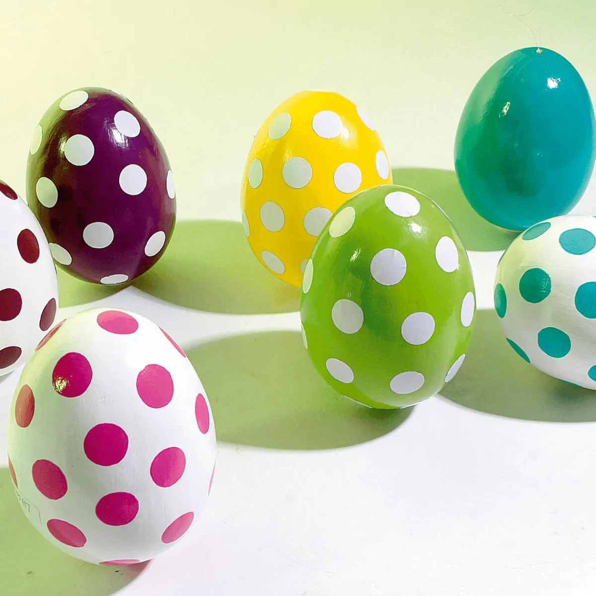Oeuf De Pâques Déco à Pois 18 Cm-DecoWoerner