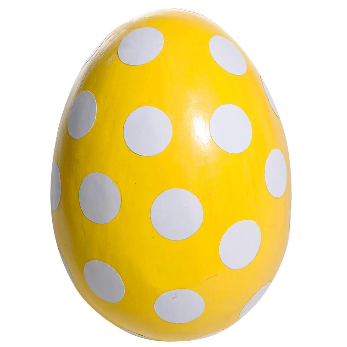 Oeuf De Pâques Déco à Pois 18 Cm, /blanc-DecoWoerner Best