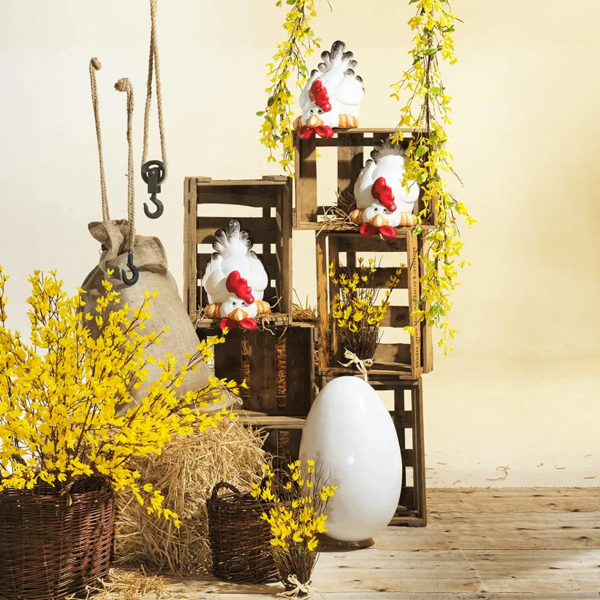 Oeuf De Pâques Géant , 50 Cm-DecoWoerner Outlet