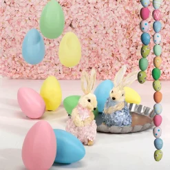 Oeufs De Pâques En Plastique 17 Cm, Paquet De 12 Pièces-DecoWoerner Online