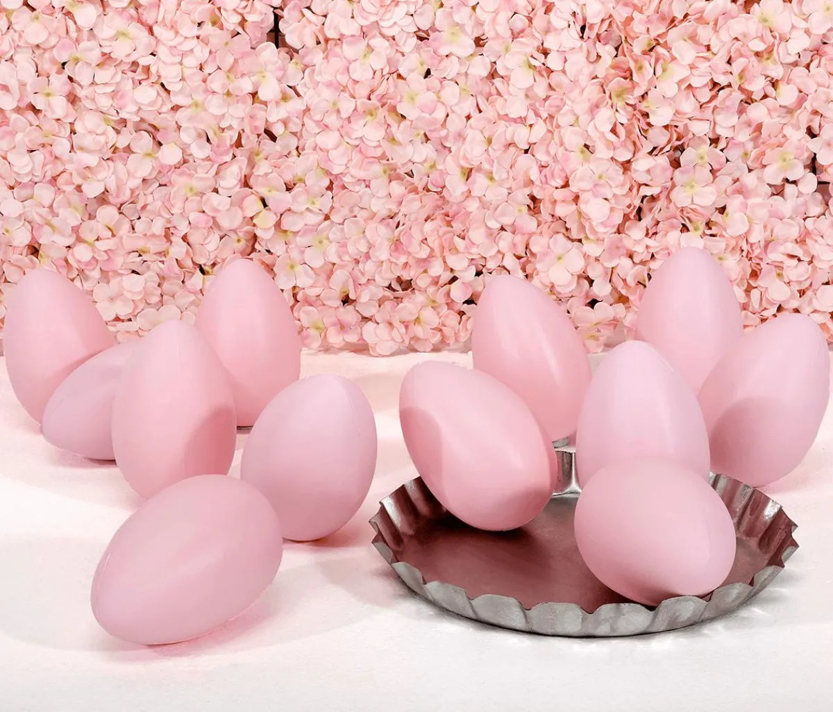 Oeufs De Pâques En Plastique 17 Cm, Paquet De 12 Pièces-DecoWoerner Online