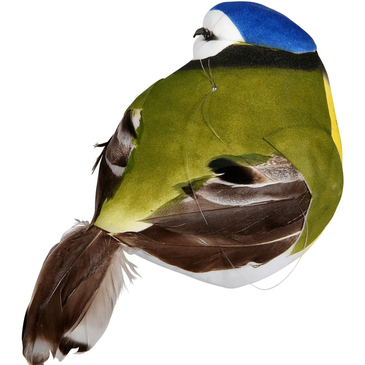 Oiseau De Décoration Vert Jaune 19 Cm-DecoWoerner Outlet