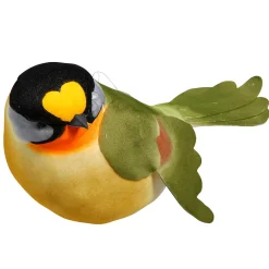 Oiseau De Décoration -orange 19 Cm-DecoWoerner Online