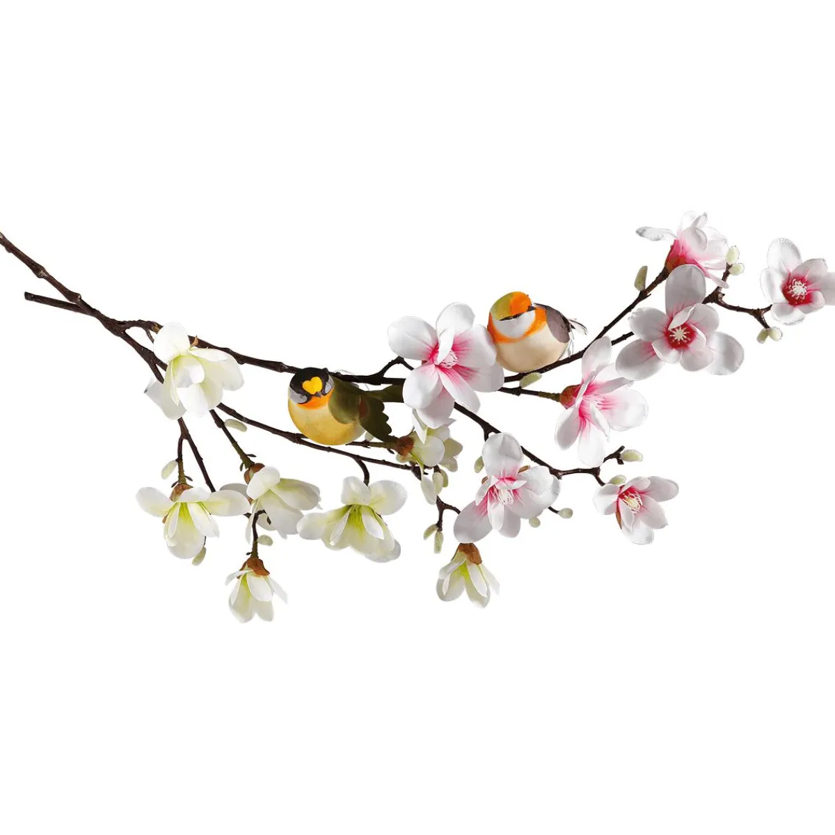 Oiseau De Décoration -orange 19 Cm-DecoWoerner Online