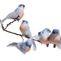 Oiseaux Déco s 10 Cm, 6 Pces-DecoWoerner Outlet