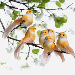 Oiseaux Déco 10 Cm, 6 Pces-DecoWoerner New