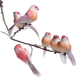 Oiseaux Déco s 10 Cm, 6 Pces-DecoWoerner