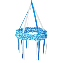 Oktoberfest Couronne Décorative Avec 6 Rubans Blanc 75 Cm Ø X 120 Cm De Haut-DecoWoerner Discount